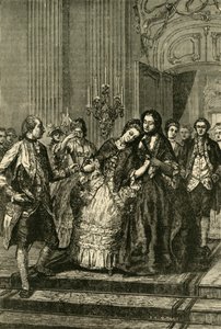 मैरी एंटोनेट, मदर लीव ऑफ़ लीव, 1770, 1890। द्वारा अज्ञात