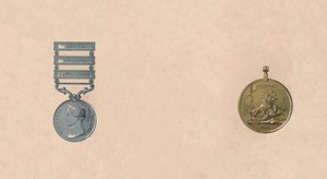 भारत में लड़ाई के लिए पदक, c1911 वीं शताब्दी द्वारा अज्ञात
