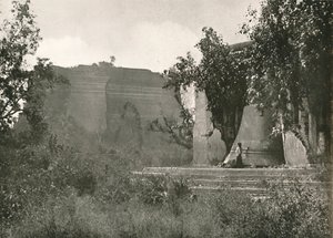 मिंगून पैगोडा और ग्रेट बेल, 1900। द्वारा अज्ञात