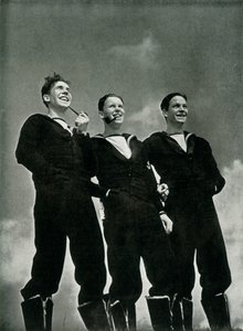 रॉयल नेवी के पुरुष, c1943। द्वारा अज्ञात