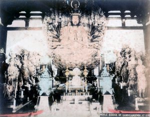 मध्य बुद्ध, संजुसांगोन्दे मंदिर, क्योटो, जापान द्वारा अज्ञात