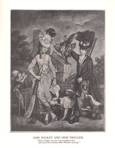 मिस विकेट और मिस ट्राइगर, c1778 1912 द्वारा अज्ञात