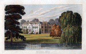 मिचम ग्रोव, सरे, हेनरी होरे की सीट, c1827 द्वारा अज्ञात