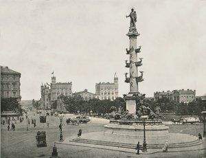 प्रेटस्टर्न, वियना, 1895 में विल्हेम वॉन तेगथॉफ के लिए स्मारक। द्वारा अज्ञात