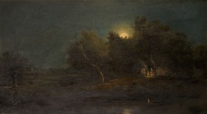 चांदनी दृश्य, 1800-1850। द्वारा अज्ञात