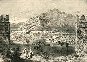 1890 में मक्का के पास माउंट अराफात। द्वारा अज्ञात