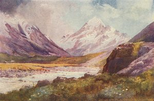 माउंट कुक, न्यूजीलैंड, 1924 द्वारा अज्ञात