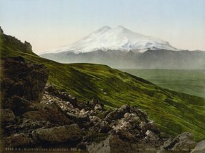 किस्लावोडस्क, रूस के पास पहाड़, c1895 द्वारा अज्ञात