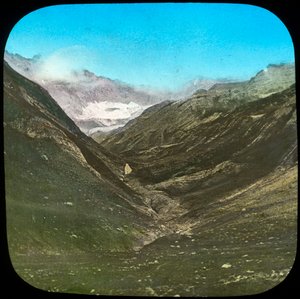 माउंटेन दृश्य, भारत, 19 वीं सदी के अंत या 20 वीं सदी के प्रारंभ में द्वारा अज्ञात