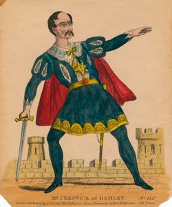 हैमलेट, 1849 के रूप में मिस्टर क्रिसविक। द्वारा अज्ञात