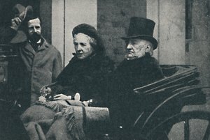 1892, 1900 के आम चुनाव में ग्लासगो के माध्यम से मिस्टर एंड मिसेज ग्लैडस्टोन ड्राइविंग द्वारा अज्ञात