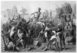 1857, c1860 को बिगाड़ते हुए विद्रोही सिपाही द्वारा अज्ञात