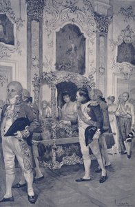 नेपोलियन और ऑस्ट्रिया की महारानी ड्रेसडेन, 1812, 1896 में। द्वारा अज्ञात