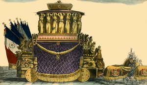 नेपोलियन अंतिम संस्कार की गाड़ी, 1840, 1921। द्वारा अज्ञात