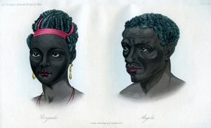 बेंगुएला और अंगोला के मूल निवासी, 1848 द्वारा अज्ञात