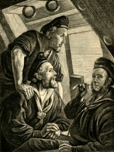 घर के पास, 1881। द्वारा अज्ञात