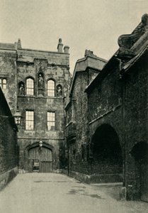 न्यू कॉलेज गेट और लेन, 1902। द्वारा अज्ञात