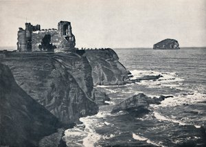 नॉर्थ बेरविक - टैंटालॉन कैसल और बास रॉक, 1895 द्वारा अज्ञात