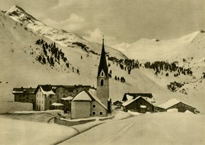 ऑबर्गबर्ग, टायरॉल, ऑस्ट्रिया, c1935। द्वारा अज्ञात