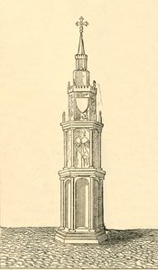 ओल्ड चेरिंग क्रॉस, 1881। द्वारा अज्ञात