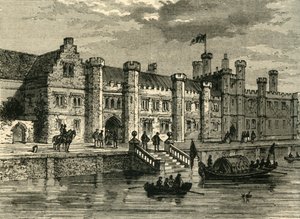 ग्रीनविच का पुराना पैलेस, 1630 में, c1878। द्वारा अज्ञात