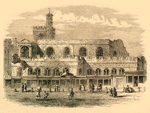 पुराने सेंट डंस्टन चर्च, 1814, 1897। द्वारा अज्ञात