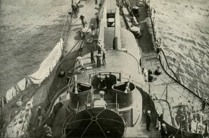 बोर्ड ए फ्रेंच ड्रेडनॉट, 1919 में। द्वारा अज्ञात