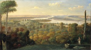 ओहियो नदी पर, लगभग. 1840. द्वारा अज्ञात