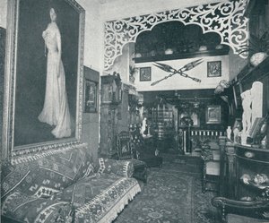 सैंडो इंस्टीट्यूट में रिसेप्शन रूम में से एक, c1898 द्वारा अज्ञात