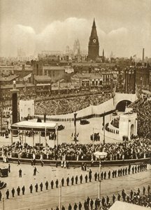 18 जुलाई 1934, 1935 को मर्सी टनल, लिवरपूल का उद्घाटन। द्वारा अज्ञात