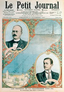 पेरिस और कैसाब्लांका के बीच वायरलेस टेलीग्राफ लिंक का उद्घाटन, 1907 द्वारा अज्ञात