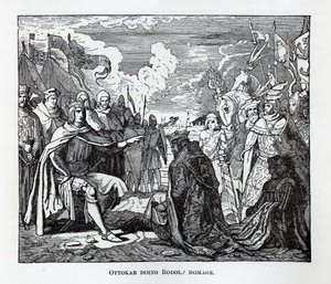 ओटोकर ने रुडोल्फ को श्रद्धांजलि अर्पित की, 1882 द्वारा अज्ञात