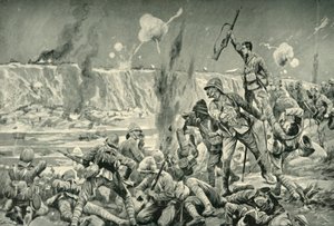 पारडेबर्ग: द एसॉल्ट ऑन क्रोनज पोजिशन, 1901। द्वारा अज्ञात