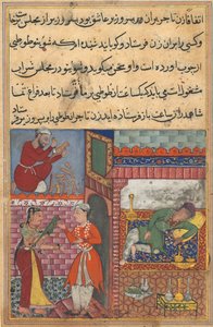 एक तोते की कहानियों से पृष्ठ तुति-नाम: दसवीं रात: जादूगरों के बेटे को जादू मिलता है ..., सी। 156 द्वारा अज्ञात