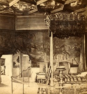 होलीरोड का महल। क्वीन मैरीज़ बेडरूम, c1912। द्वारा अज्ञात