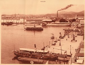 1930 में टूलॉन में क्वालकॉम का पैनोरमा। द्वारा अज्ञात