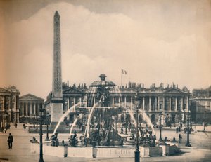 पेरिस। - प्लेस डी ला कॉनकॉर्ड। - एलएल, सी १ ९ १०। द्वारा अज्ञात