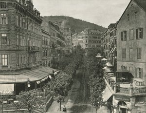 पार्कस्ट्रस, कार्ल्सबैड, चेकोस्लोवाकिया, 1895। द्वारा अज्ञात