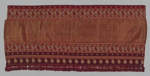 एक साड़ी का हिस्सा, 1800s। द्वारा अज्ञात