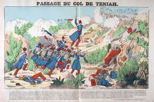 पैसेज डू कर्नल तेनाय, अल्जीरिया की विजय, 12 मई 1840, फ्रांस 19 सी द्वारा अज्ञात