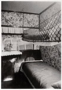 रात में यात्री केबिन, LZ 127 Graf Zeppelin, 1933 द्वारा अज्ञात