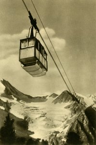पट्स्चेरोकोफल्बैन, इन्सब्रुक, टायरॉल, ऑस्ट्रिया, c1935। द्वारा अज्ञात