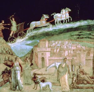 फेटन अपने रथ में, c1470-1536 द्वारा अज्ञात