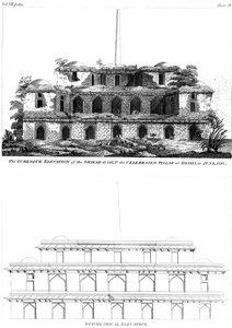 जून 1797 1799 को दिल्ली में शिकारा गह और प्रतिष्ठित स्तंभ की सुरम्य ऊंचाई द्वारा अज्ञात