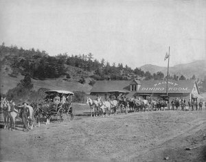 बाइक पीक कर्नल टोल रोड, c1897। द्वारा अज्ञात