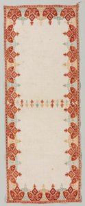 तकिया कवर, 1700s। द्वारा अज्ञात