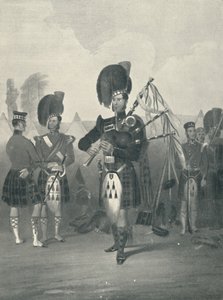 पाइपर, 42 वें रॉयल हाईलैंडर्स, c19 वीं शताब्दी, 1909 द्वारा अज्ञात