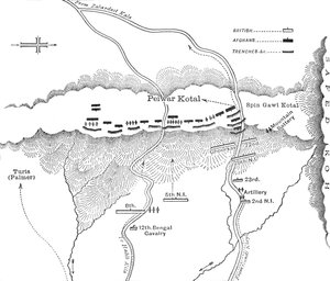 पियवार कोटाल पर हमले की योजना दिसम्बर 2, 1878, c1880 द्वारा अज्ञात