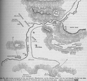 अली मस्जिद पर हमले की योजना, 21 नवंबर, 1878, सी 1880 द्वारा अज्ञात