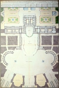 वर्साय, फ्रांस के परिवर्तन के लिए योजनाएं, 1780 द्वारा अज्ञात